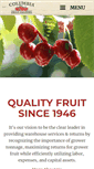 Mobile Screenshot of columbiafruit.com